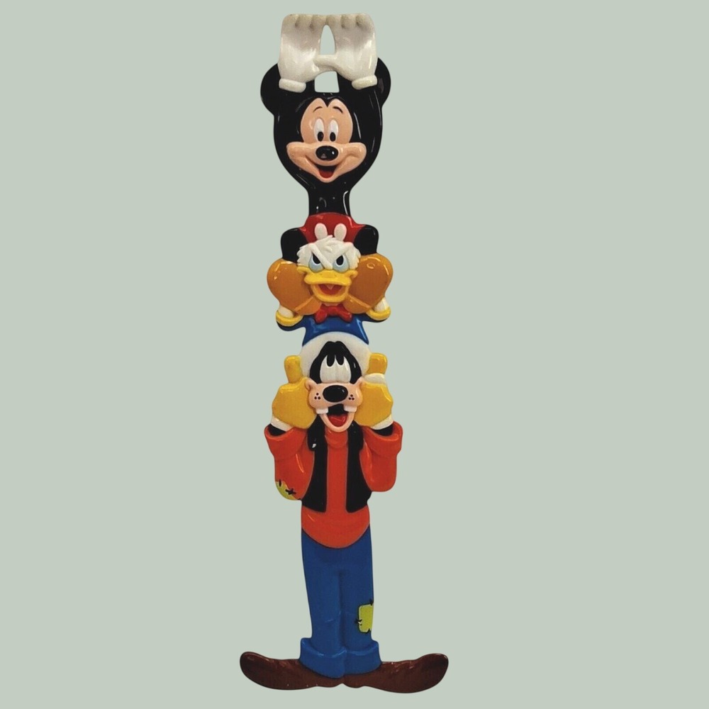 Vtg Disney Souvenir Back Scratcher Mickey Goofy Donald Walt Disney World